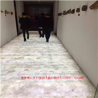 白水晶地板