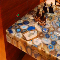 玛瑙镶嵌黄金洗手台面